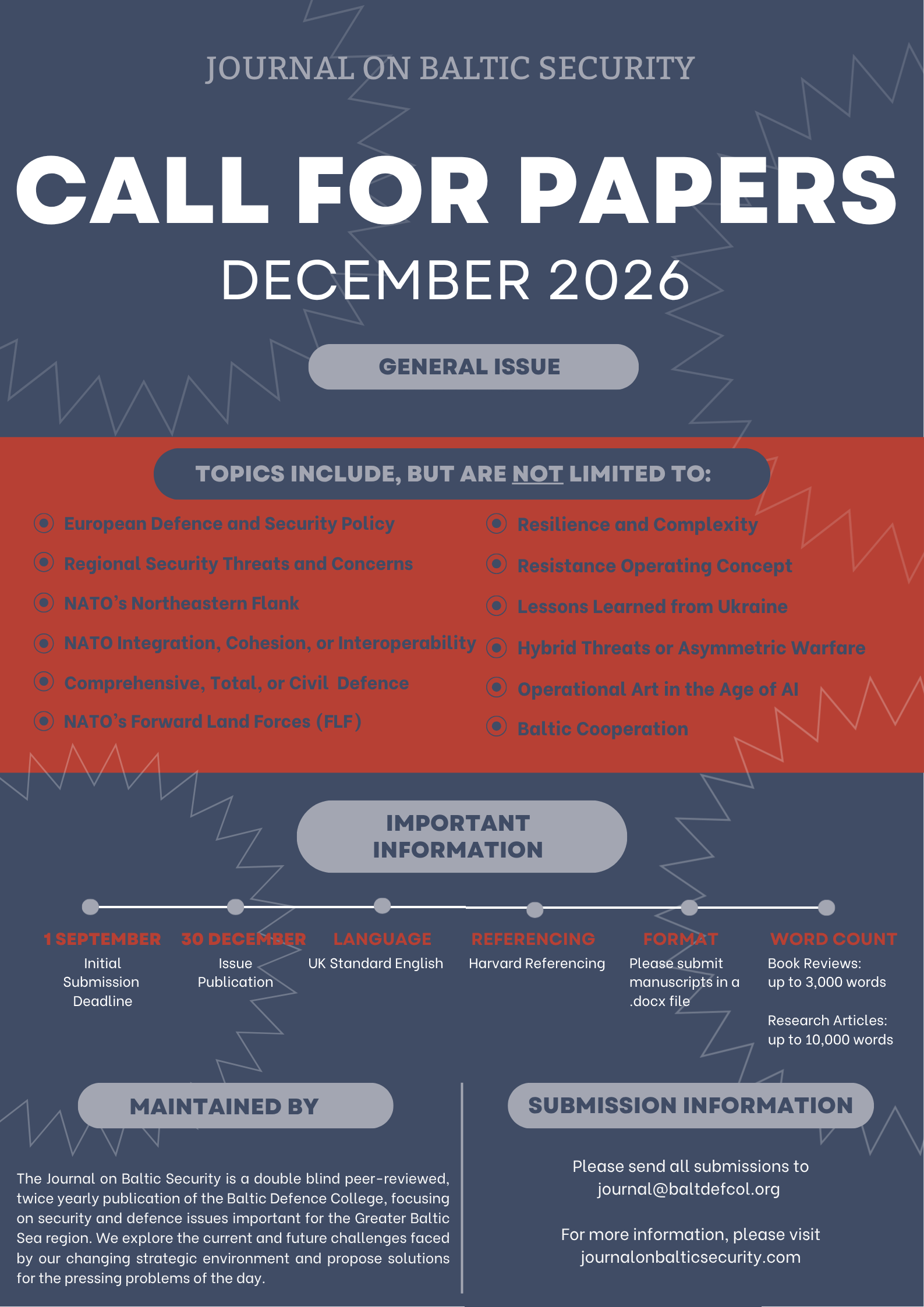 Call For Papers Fall 2026